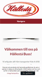 Mobile Screenshot of hallestabuss.se