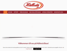 Tablet Screenshot of hallestabuss.se